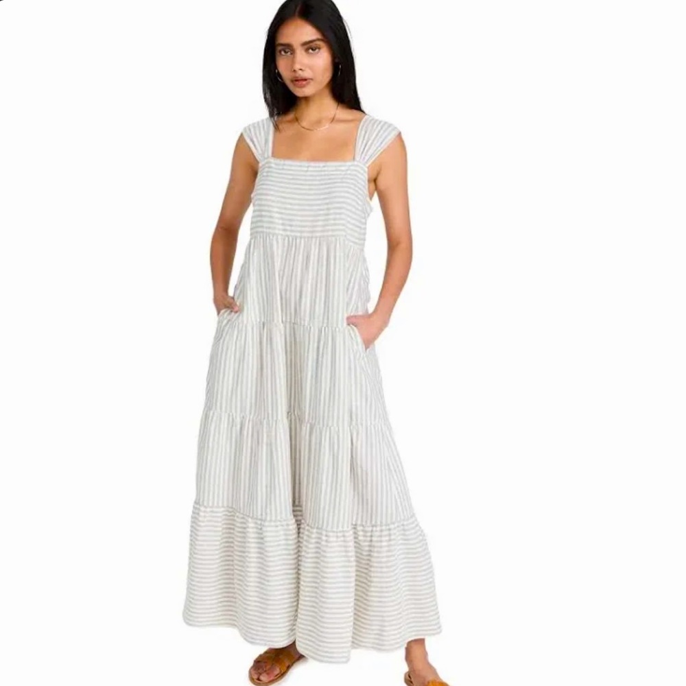 Madewell stripe maxi